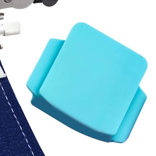 Guía magnética para máquina de coser, guía de costura poligonal con escala, herramienta de costura multiusos, accesorio de alineación para costuras precisas y uniformes, 1.97 x 1.75 pulgadas