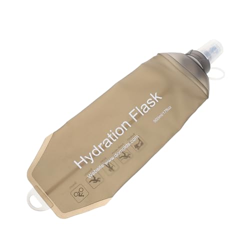 Botella plegable de TPU TOYANDONA para agua sin fugas ni peso en tu maraton
