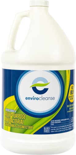 ENVIROCLEANSE-A Liquid Disinfectant 1 Gallon Hypochlorous Acid Formula No Bleach or Harsh Chemicals Safe for Homes Offices and Doctors Offices Pet & Kid Friendly Effective on All Hard Surfaces