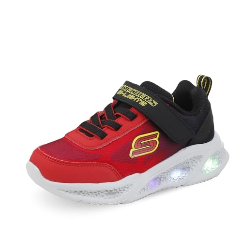 Skechers Meteor-Lights Basket Garçon anti-glisse pour éviter les chutes