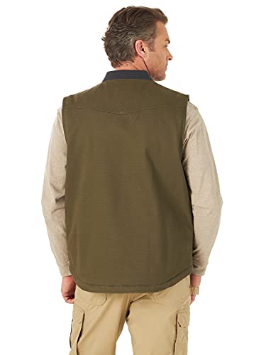 Wrangler Riggs Workwear Men's Tough Layers Work Vest, Loden, Medium #TOP1