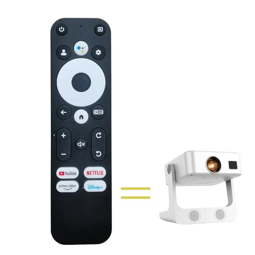 RUOYINKE Voice Remote Control Compatible for Sovboi S61Pro Home Full HD 1080P Mini Projector