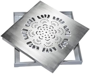 Stainless Steel Drain Grate - Rust-Resistant, Heavy-Duty for Outdoor Kitchen, Bathroom, Patio, Yard Drainage & Waterproofing Solutions