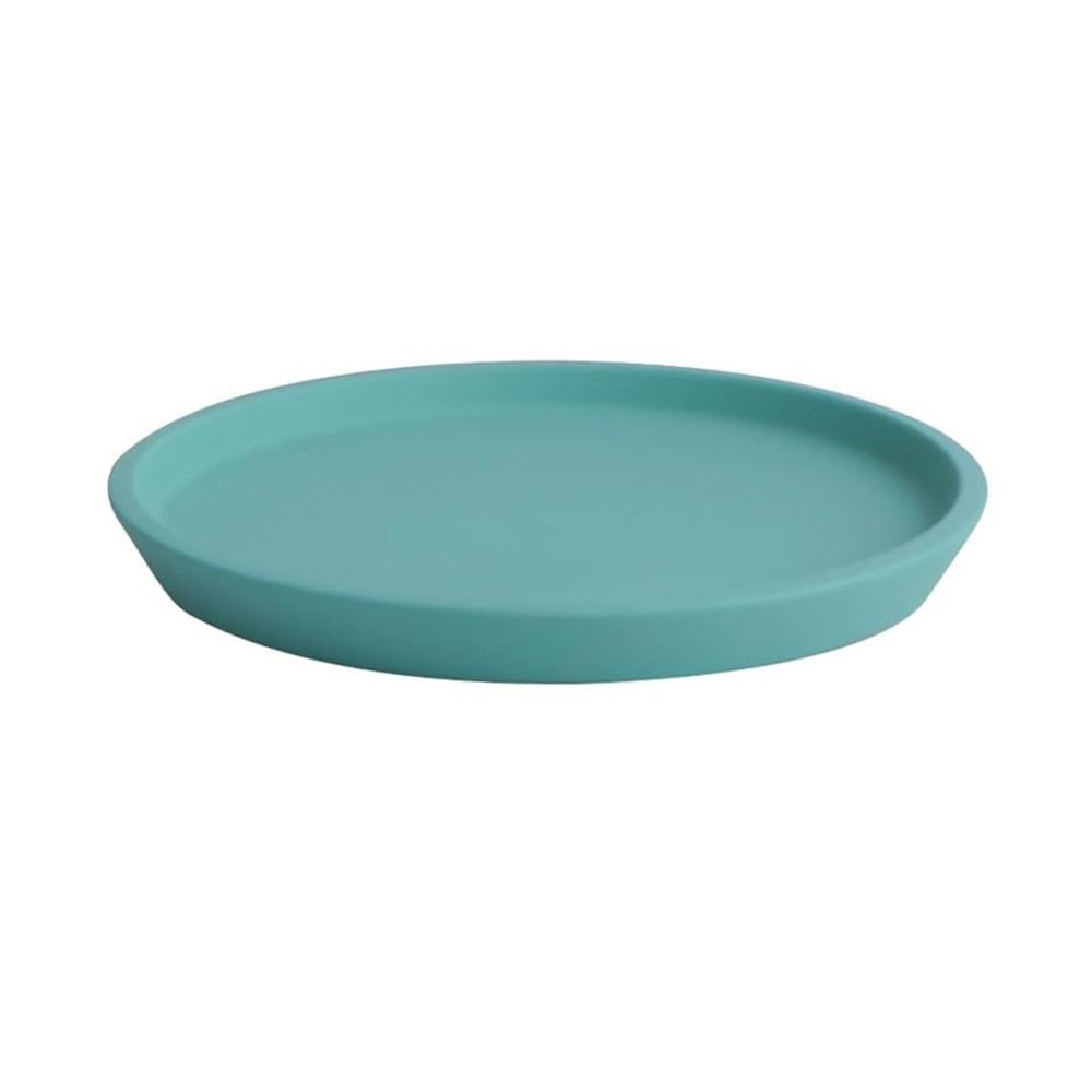 Sottovaso in stile semplice, per interni ed esterni, da giardino, per innaffiare le piante, multicolore, disponibile in interni (blu, medio)