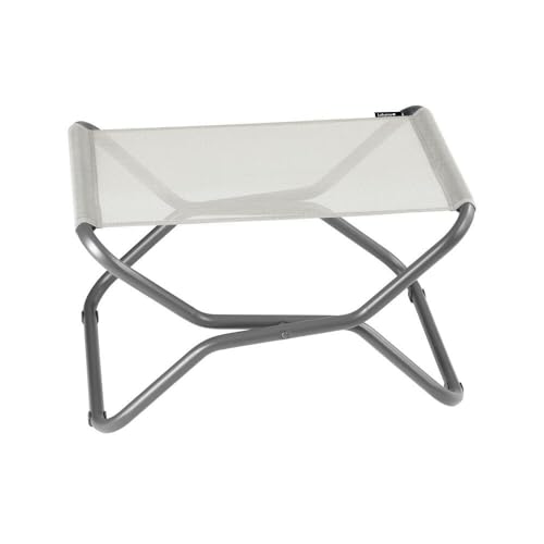 Lafuma MOBILIER - Repose-Jambes/Tabouret Pliant Next - Toile Batyline Résistante Anti-UV - pour Chaise Longue Terrasse, Jardin et Piscine - Tout Confort,...