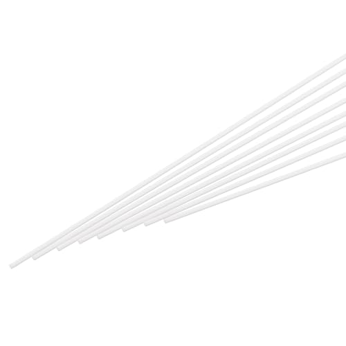Image of MECCANIXITY ABS Plastic Rod Round Solid Bar 1.5 mm x 500 mm White for DIY Model Material, Architectural Model Making, DIY Sand Table, Pack of 30 Pcs
