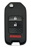 Top 10 Best Crv Modified Reviews & Comparison 14 Key Fob Case Shell Fit for Honda Fit 2015 2016 2017 2018 2019 2020/Crosstour 2013-2015/CR-V 2014-2016 3 Buttons Modified Replacement Car Key Housing Outer Cover MLBHLIK6-1TA MLBHLIK6-1T (1)