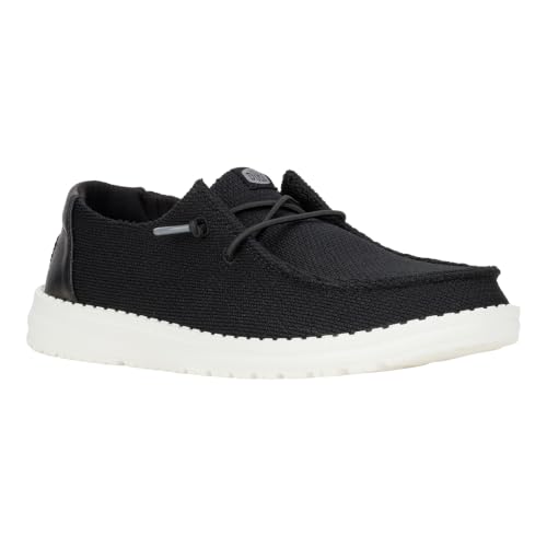 HEYDUDE Women's Wendy Amazon Exclusive Slip On Loafers, Black, Size 8 - image 3