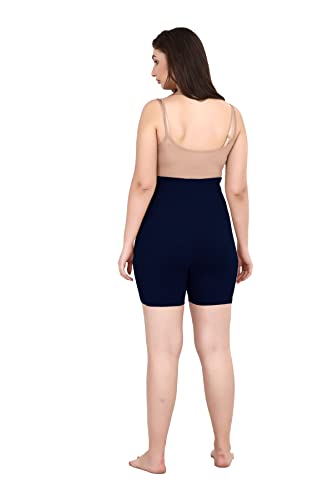 Image of Women's Cotton Maternity Shorts Over The Belly for Pregnant Women for Pre & Post Pregnancy