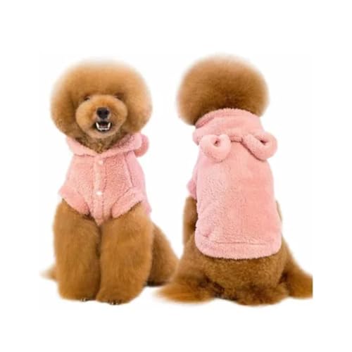 Disfraz de oso de peluche rosa para perro pequeño S miniatura 3