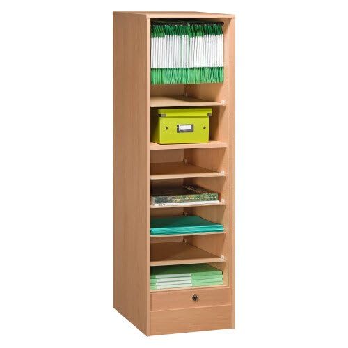 Générique Classeur à Rideau Bois H 140 cm (Hêtre)