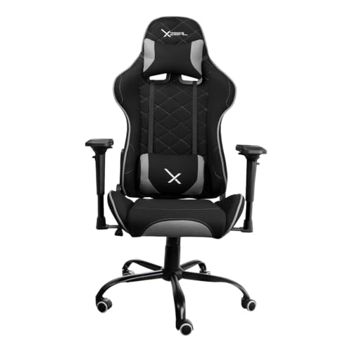 Stylos Silla Gamer Xzeal XZ25 Diseño ergonómico de Tela con Brazos 4D (Negro)