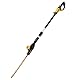Dewalt 18V Akku-Stabheckenschere DCMPH556N (55 cm Schwertlänge, 25mm Schnittkapazität, mit 2-Handsicherheitsschalter, einstellbar in 7 Schnittwinkel, Lieferung ohne Akku & Ladegerät)