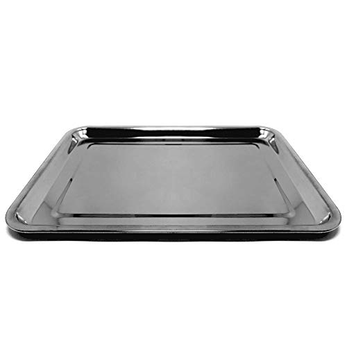 Happy Friends - Plateau de Service Rectangulaire - Acier Inoxydable - 40 x 30 cm