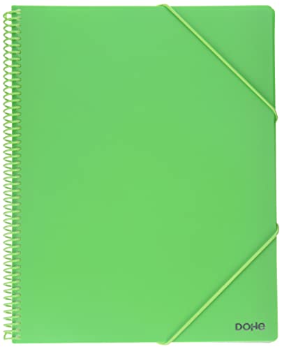 Carpeta de espiral - 30 fundas de 80 micras - Verde