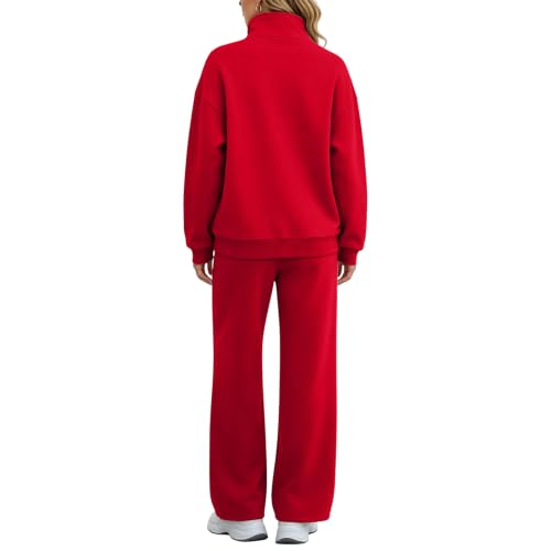 2 Piece Sets for Women lounge Snap Stand Collar Lounge Sets Fall Tracksuit - image 5