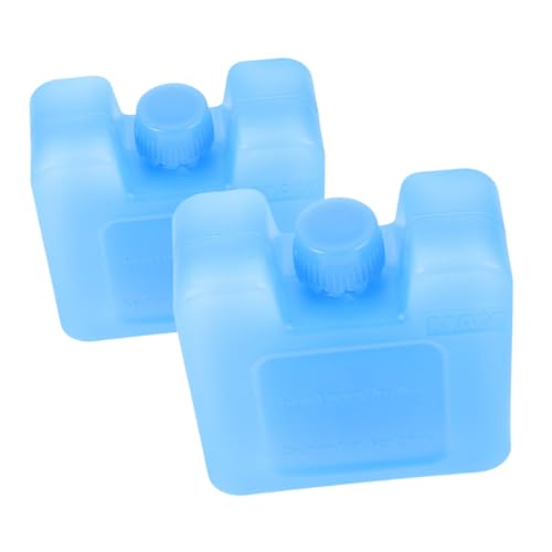KITANDOVE Bloques De Hielo Azules Reutilizables del Refrigerador del Hielo De La Mochila del Bolso De Hielo del Refrigerador del Hielo De Los Paquetes 2Pcs para El Refrigerador