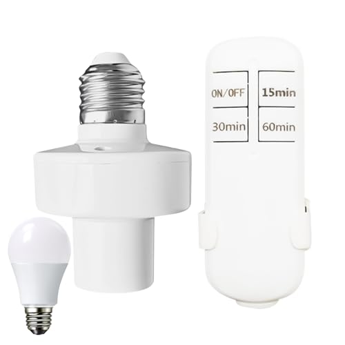 Zunetsutock - Toma de mando a distancia de 12,4 m con temporizador, adaptador de pared inteligente para armario, dormitorio, ventilador de techo, iluminación interior, dis