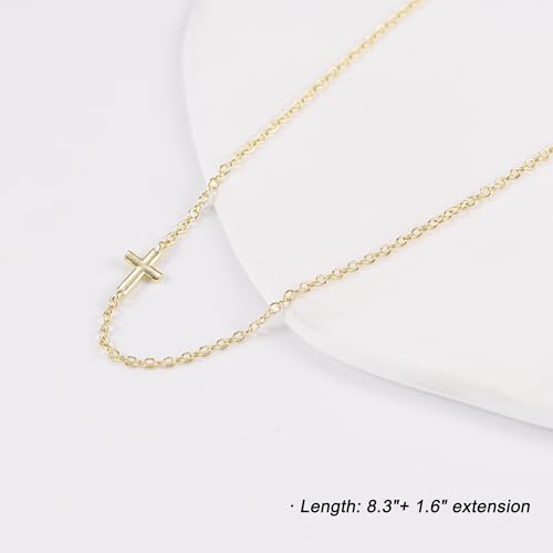 Image of Anklets for Women 14K Gold Plated Anklets Waterproof Ankle Bracelets for Women Silver Ankle Bracelet Layered Cross Satellite Bowknot Flower Pearl Beach Anklets Cute Jewelry Gift