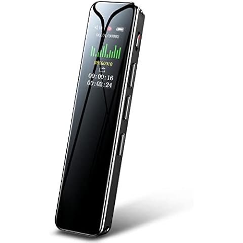 Fillman Digitaler Diktiergerät, 64 GB, Sprachaktivierter Aufnahmegerät mit Lautsprecher, Mini-Diktiergerät für Vorträge, Meetings, Klasse, intelligente Rauschunterdrückung Cover