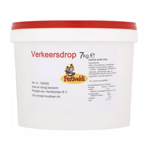 Harlekijntjes - Traffic Licorice Soft Sweet - Bucket 7 kg