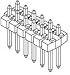 MOLEX 90131-0127 WIRE-BOARD CONNECTOR, HEADER, 14 POSITION, 2.54MM (5 pieces)