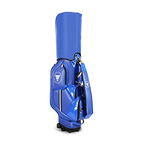YBYRLHH Bolsa Carrito Golf Bolsa de Carro para Palos de Golf Bolsa de Viaje Liviana Retráctil Resistente Al Desgaste con Divisores de 8 Vías(Color:Blue) Cover