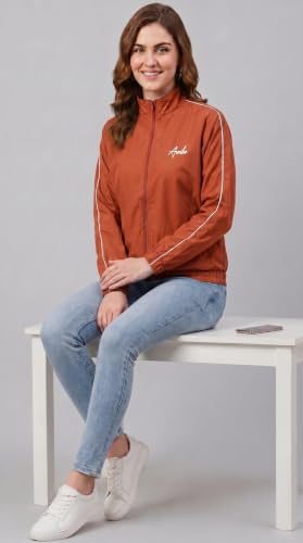 Image of Women Lightweight Jacket | Solid Casual Windcheater With 2 Pockets