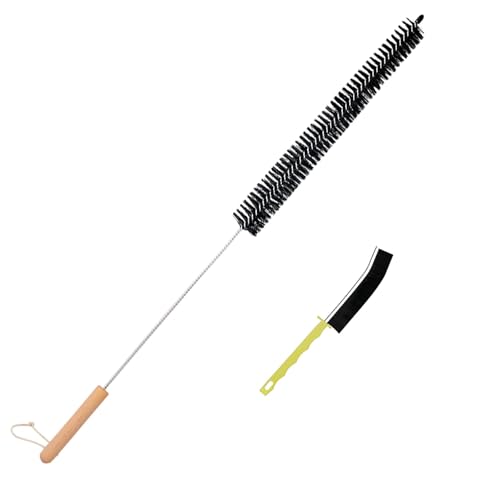 Dryer Lint Brush Vent Cleaner 30 inch Refrigerator Coil Cleaning Brushes Clothes Trap Duct Remover,...