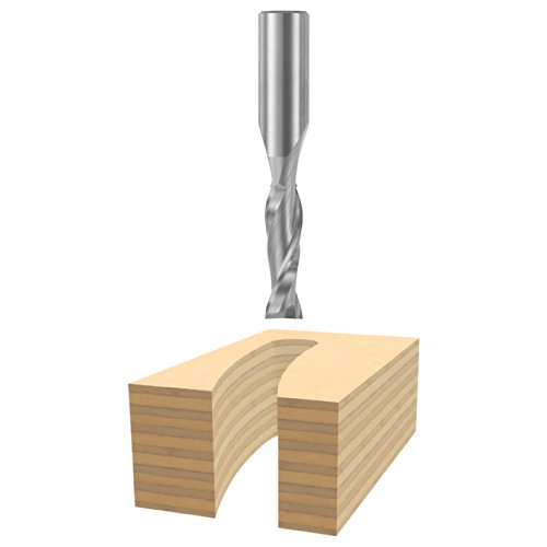 BOSCH 85914M 1/2 In. x 1-1/4 In. Solid Carbide 2-Flute U-Pieceut Spiral Bit