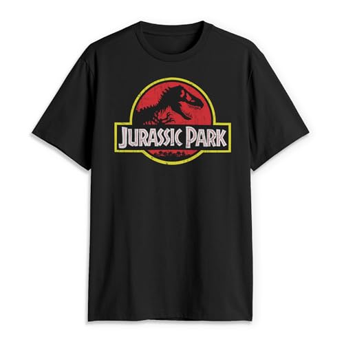 Jurassic Park Logo Men's T-Shirt Medium