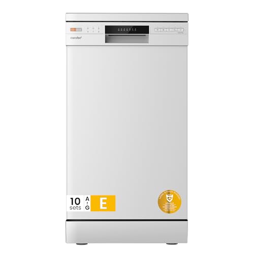 COMFEE Slimline Dishwasher 45cm 10 Place Settings White
