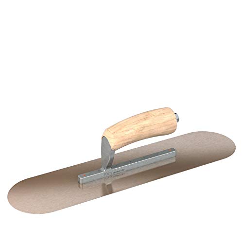 Bon 66-105 Pool Trowel - Golden Stainless - 14 X 4 - Wood Handle