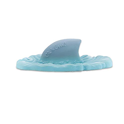 Image of Oli & Carol Chewable Animal Teether - Sensory Chew Toy for Babies and Toddlers | Baby Teething Relief | Teethers for Infants 0-6 & 6-12 Months | Sensory Chew Toys for Babies (Shark)
