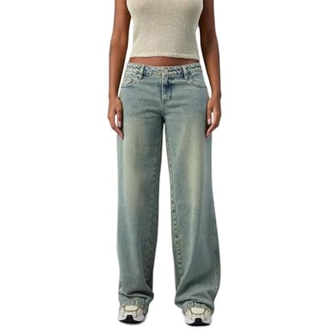 PacSun Women's Casey Medium Indigo Tint Low Rise Baggy Jeans - Blue Size 25 Cover