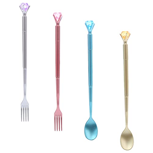 NUOBESTY 8pcs Bolígrafos Gel con Diseño de Cubiertos miniatura 2
