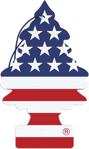 Image of LITTLE TREES Car Air Freshener | Hanging Paper Tree for Home or Car | Vanilla Pride | Single Pack