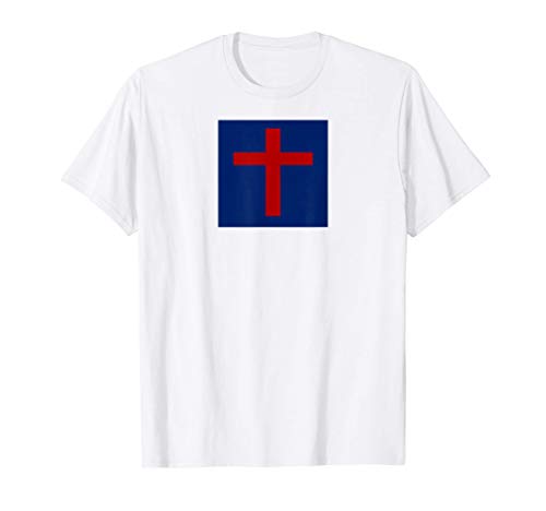 Christian Flag Cross Gift Camiseta