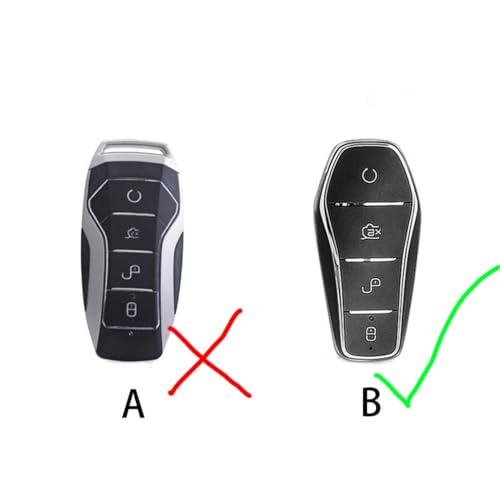 Smart remote auto key case protector funda de cuero para llave BYD 3