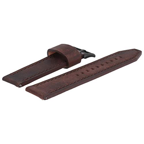 فوسيل سوار ساعة 22 ملم جلد بني - FS-5251SET | LB-FS5251SET