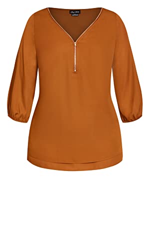 City Chic Women's Apparel Women's City Chic Plus Size Top Sexy Fling E/S