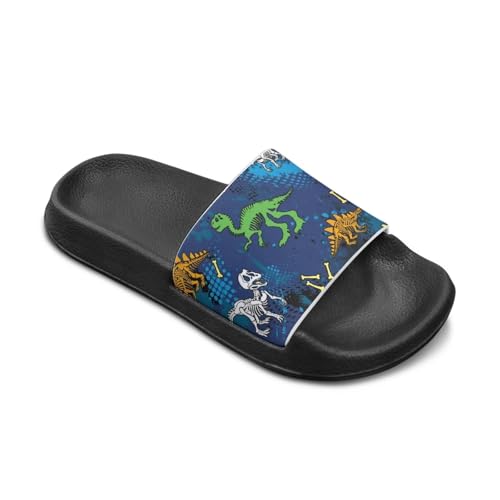 Kids Slides for Boys Cartoon Animal Quick Drying Beach Slide Toddler Pool Shower Flip Flops Slippers