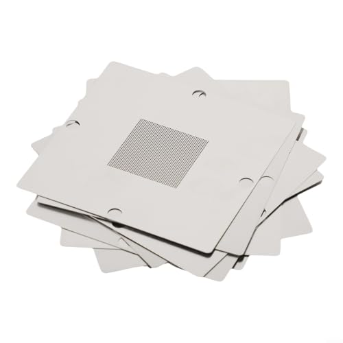 Kit De Reballing De Metal Para Bga Con Plantilla De Fijación De 90 Mm Y 10 Plantillas Para Aplicaciones De Reballing Y Soldadura En Placas Pcb Solo 10 Piezas