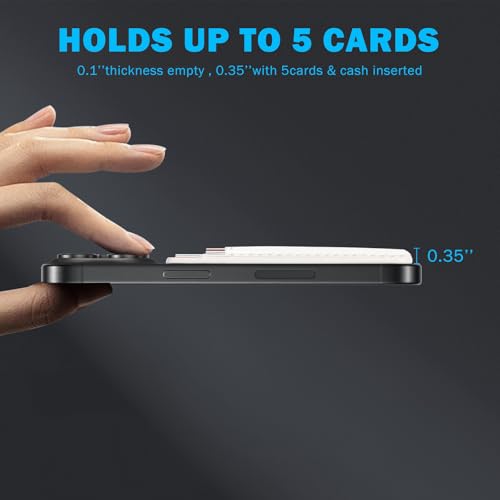 2Pack-Phone-WalletLeather-Phone-Card-Holder-Adhesive-Stick-On-Credit-Card-Pocket-for-Back-of-Phone-Case-iPhone-and-Android-WhiteGrey