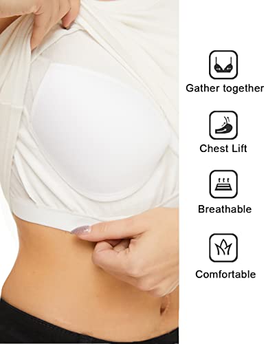 Image of Camisoles for Women with Built in Bra Adjustable Strap Tank Tops Cami Sleeveless Summer Tops for Workout Sleeping Traveling