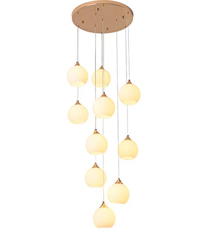 Lustre de luxe moderne et minimaliste avec suspension créative verticale - 3