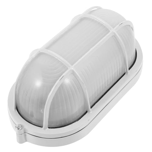 Yardwe Sauna Light Fixture Explosion Proof Glass Lamp for High Temp Steam Rooms Durable Multi-Use Wall Light for Sauna Corridor Warehouse Easy Installation, 8.27In