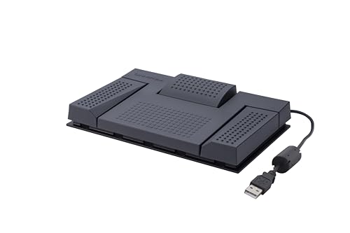 Pédale USB RS28N OM SYSTEM pour éviter la fatigue des mains en dictée