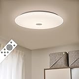 【Sternendesign & geringer Verbrauch】 Die Led Deckenlampe macht Ihr Zimmer dank des funkelnden Sterneffekts, der perfekt in das Kinderzimmer passt, komfortabler. Dank der integrierten 24-W-LED-Technologie können Sie den Lichtverbrauch in Ihrem Zuhause senken.