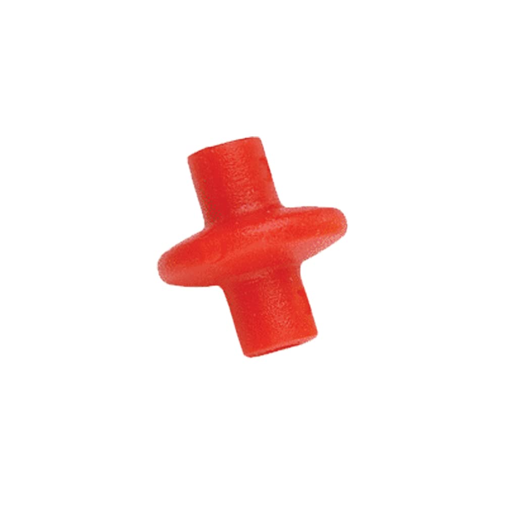 Pine Ridge Archery Slide-On Kisser Button for Compound and Traditional Bows, Red, Pack of 6